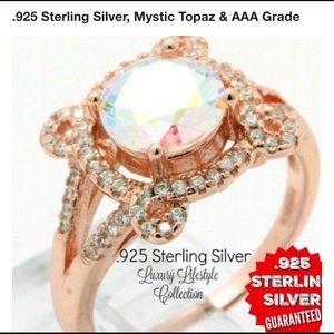 Sterling Silver Mystic Topaz Ring